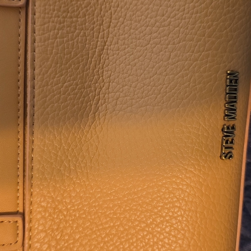 Steve Madden Tan Leather Satchel - Picture 8 of 10